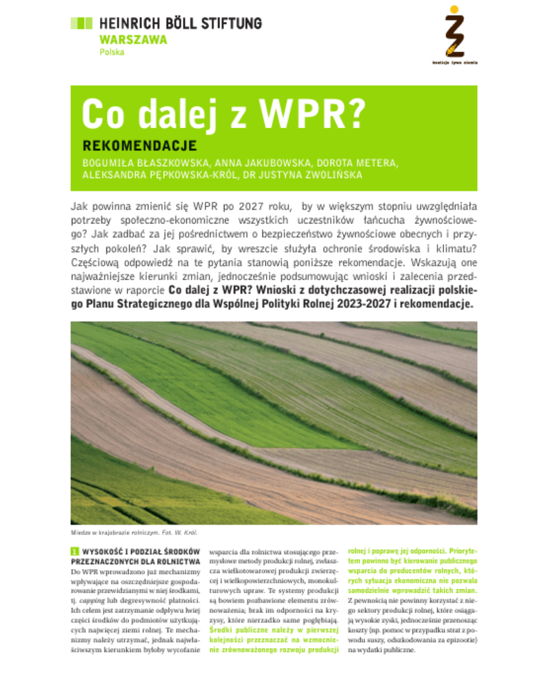 Co dalej z WPR?